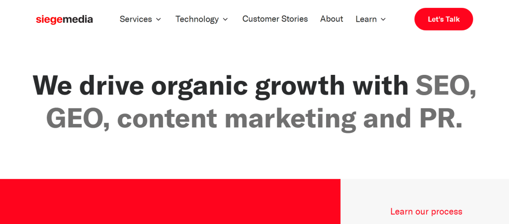 seige media homepage