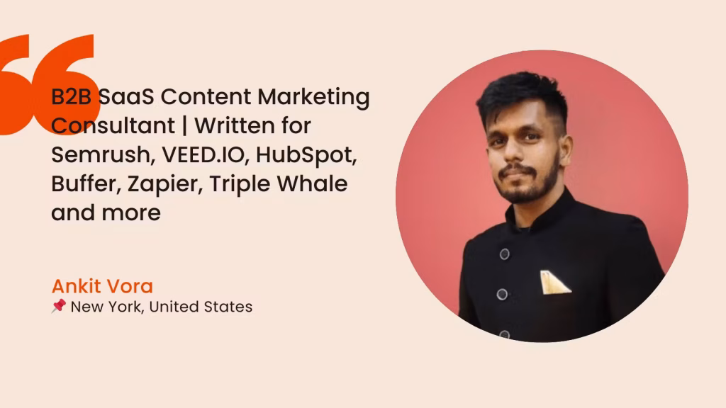 Ankit Vora insights on masroor's how to write a long form blog