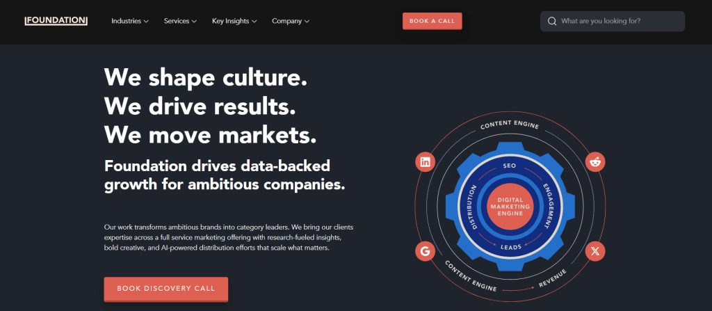 foundatation homepage