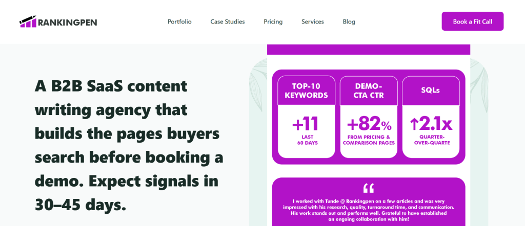 ranking pen homepage